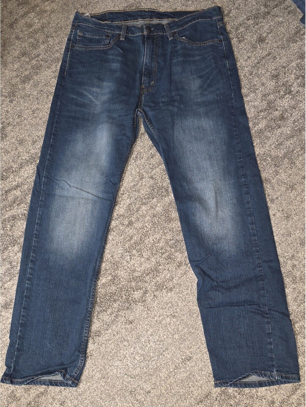 Levis 505 Regular Fit Jeans, Size 36W x 32L - Medium Blue Wash